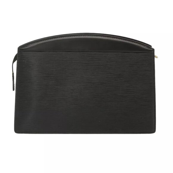 LOUIS VUITTON Epi Trousse Crete Clutch Bag Black M48402 LV Auth 68357 - Picture 3 of 14